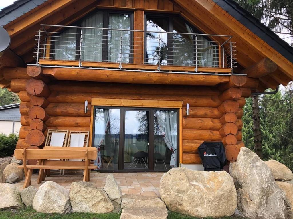 Naturstammhaus Und Appartements Zum Brockenbaecker Tanne Extérieur photo