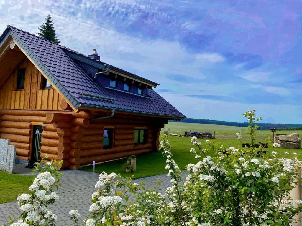 Naturstammhaus Und Appartements Zum Brockenbaecker Tanne Extérieur photo