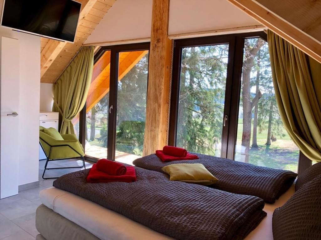 Naturstammhaus Und Appartements Zum Brockenbaecker Tanne Extérieur photo